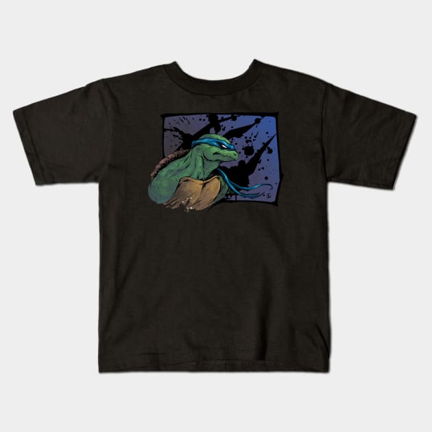 Leo TMNT Kids T-Shirt by Lagonza